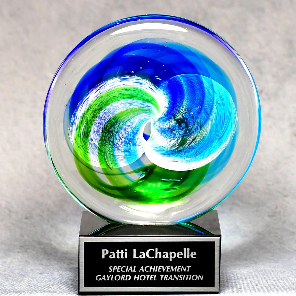 ART GLASS DISK AWARD