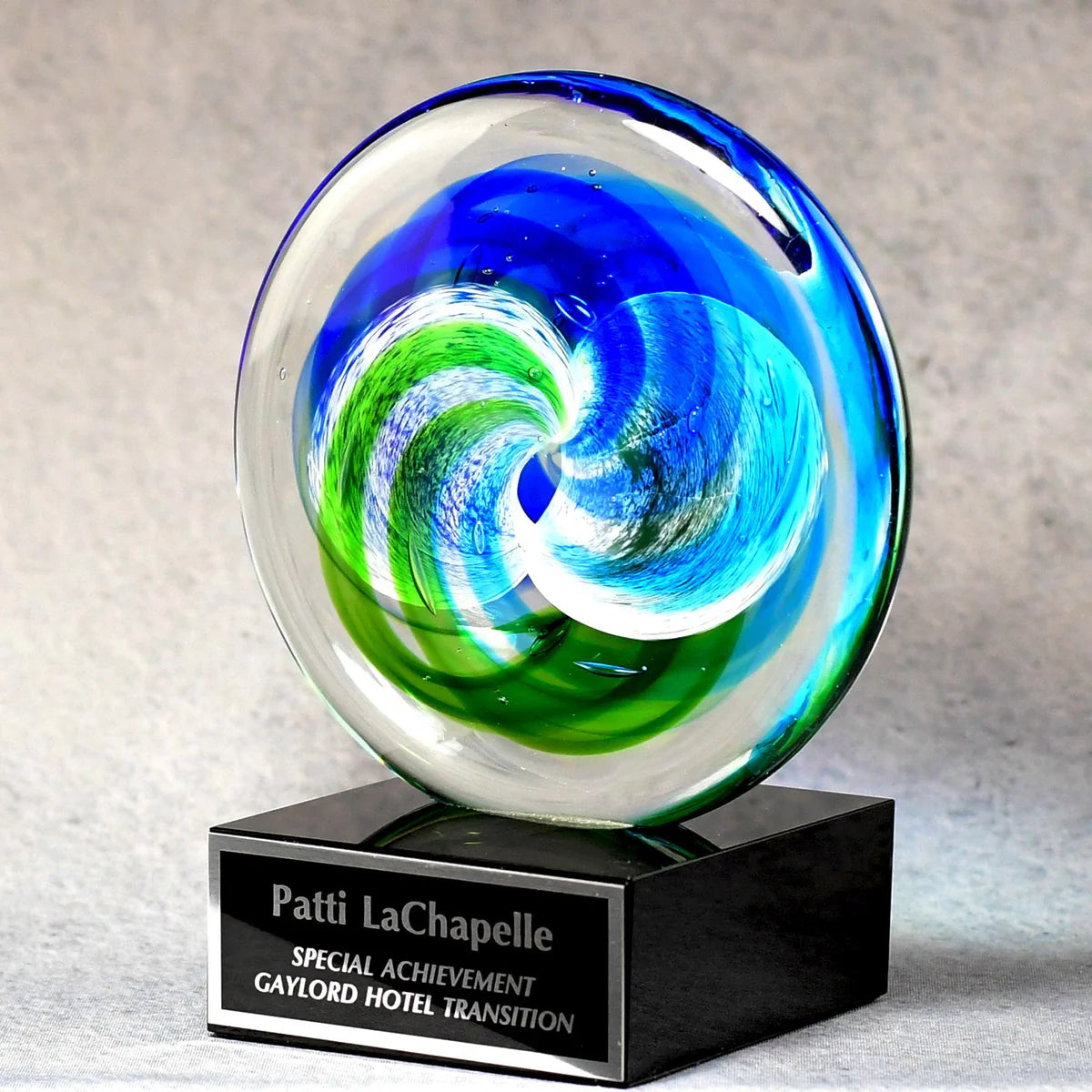 ART GLASS DISK AWARD