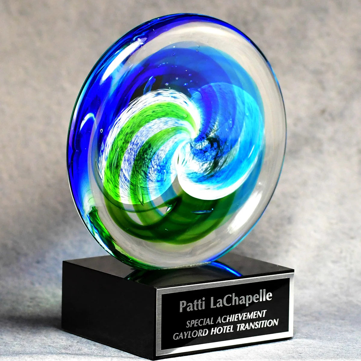 ART GLASS DISK AWARD