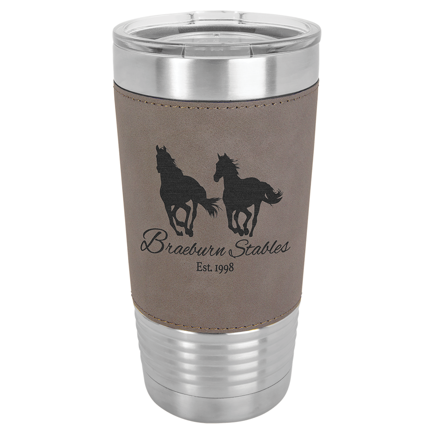 LEATHERETTE TUMBLER 20 OZ