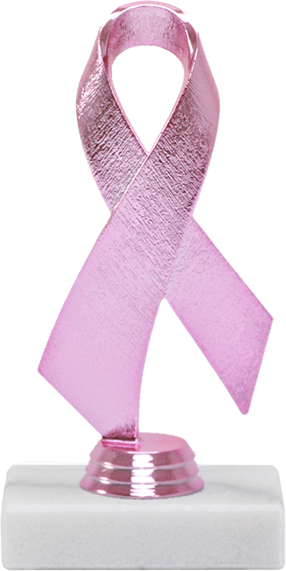 PINK AWARENESS RIBBON TROPHY