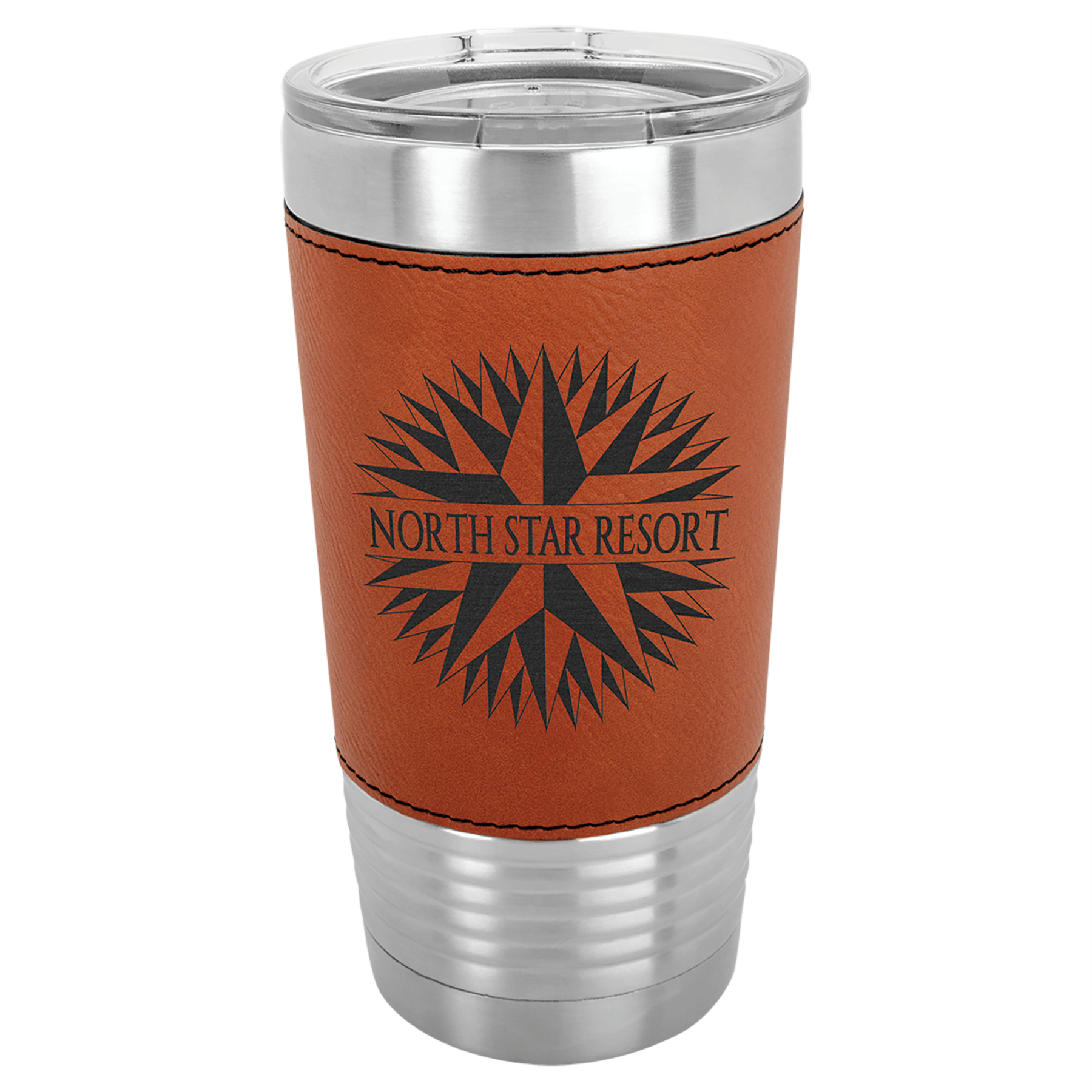 LEATHERETTE TUMBLER 20 OZ