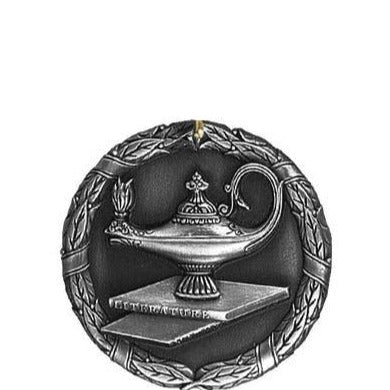 3D CAST MEDALS - LAMP OF KNOWLEDGE