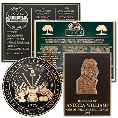 CAST and MACHINE TOOLED PLAQUES