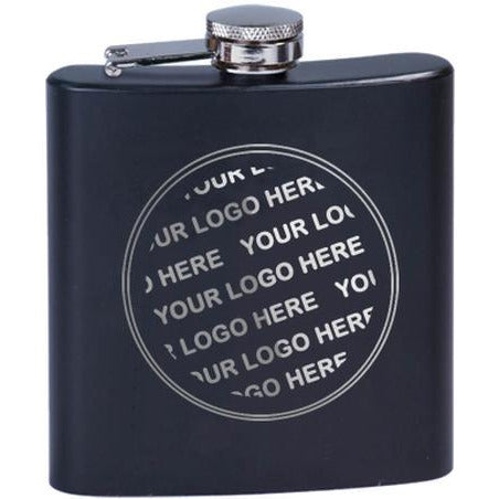 LASERABLE FLASK - 6 OZ