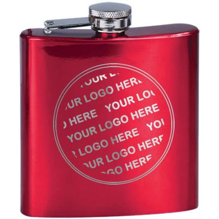 LASERABLE FLASK - 6 OZ