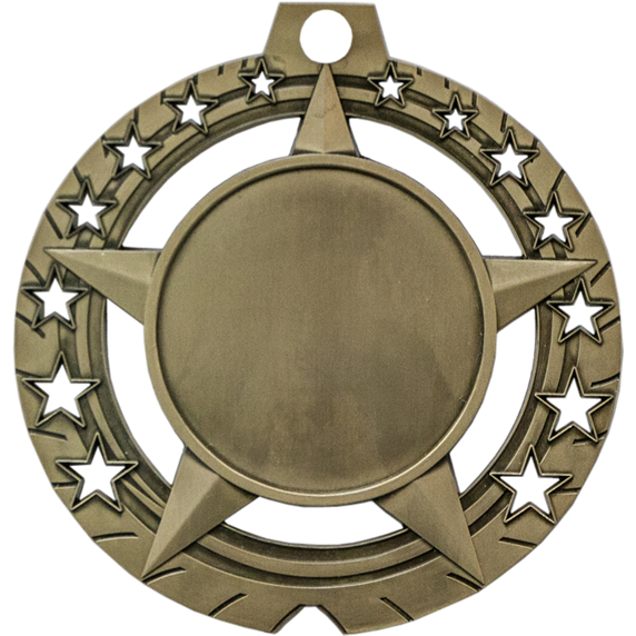 JUMBO STAR MEDALLION WITH INSERT