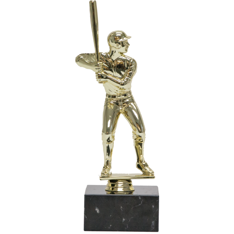 CHAMPIONS SERIES TROPHY ON BLACK MARBLE BASE