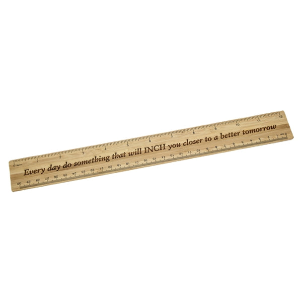 WOODEN BAMBOO RULER