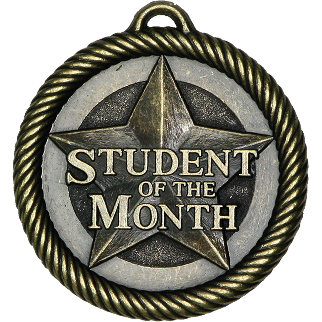 SCHOLASTIC MEDAL: STUDENT OF THE MONTH