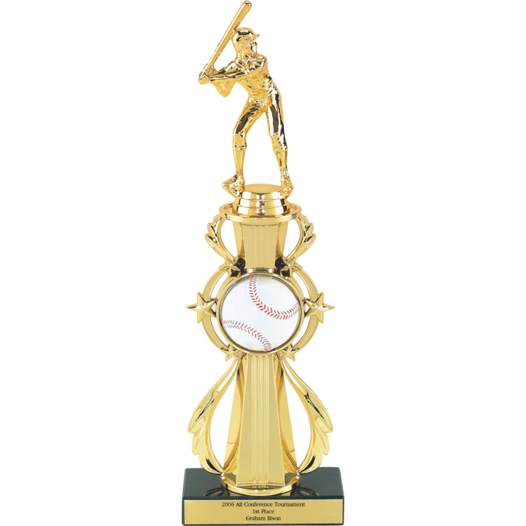 3D FULL COLOR SPORT BALL STAR RISER AWARD TROPHY